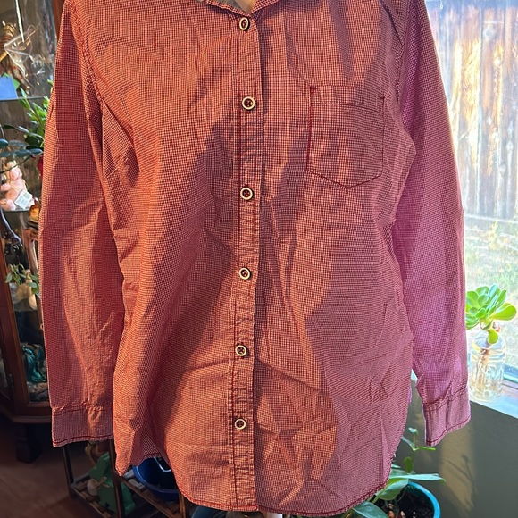 Original Weatherproof Vintage Womenβs Long Sleeve Button Down Shirt Large NWOT - Picture 3 of 14